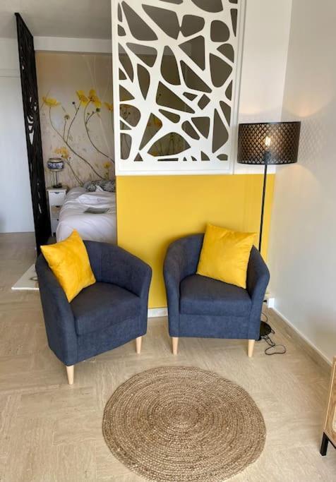 Studio Avec Vue Sur Marina Et Mer - 2 Adultes Et 1 Enfant Maximum Mandelieu Exterior foto