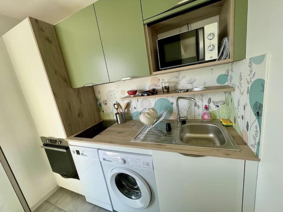 Studio Avec Vue Sur Marina Et Mer - 2 Adultes Et 1 Enfant Maximum Mandelieu Exterior foto